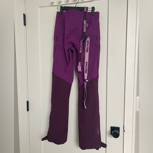 marmot ski pants with strip size 2